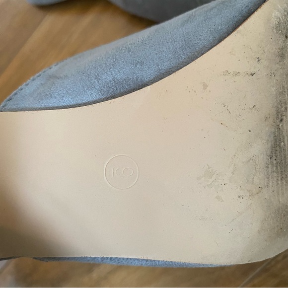 Manolo Blahnik Maysale ***inspired*** suede mules with covered buckle detail - Picture 5 of 8